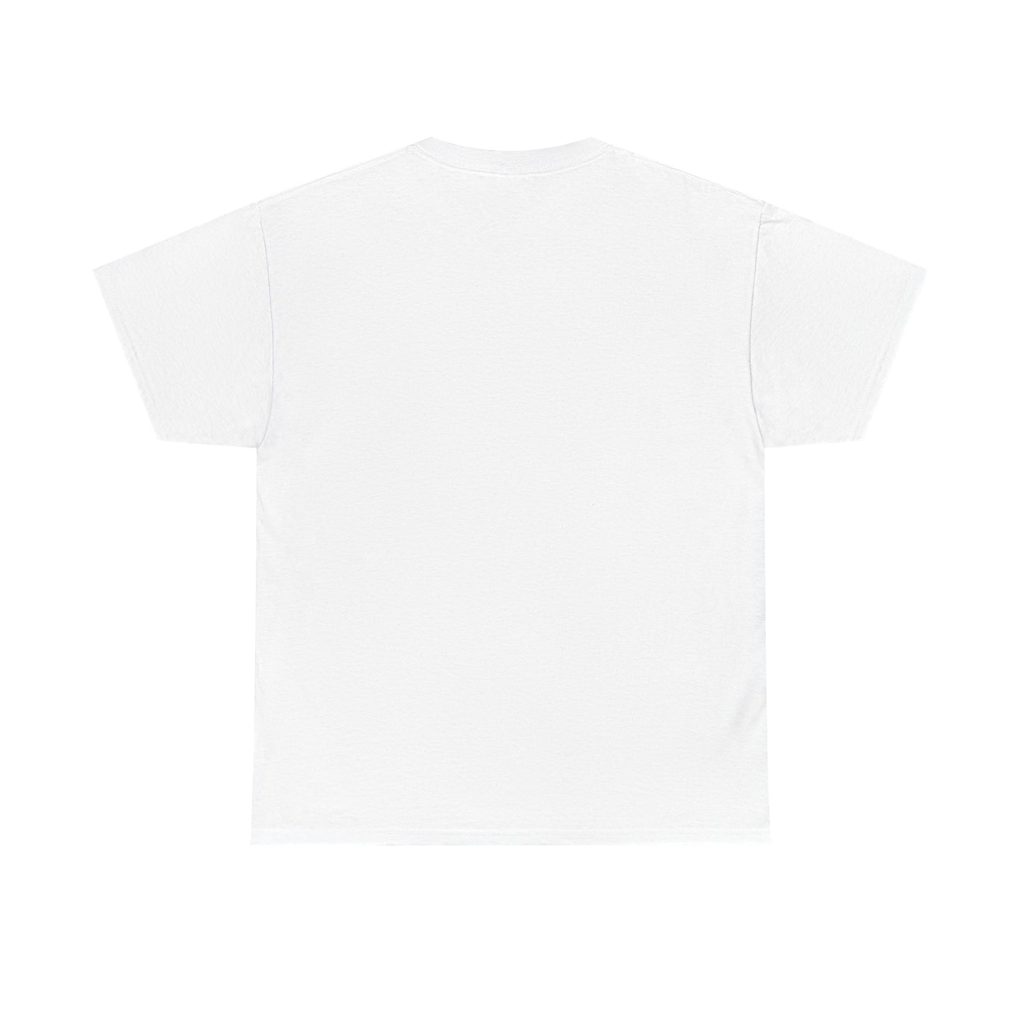 Plain white t-shirt on a white background